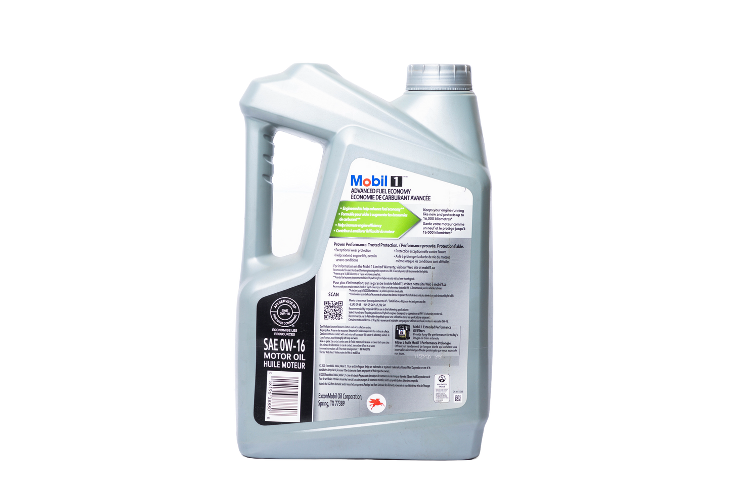 OILMOB10W163*5 MOBIL-1 ADVANCED 0W16 3*1 PACK