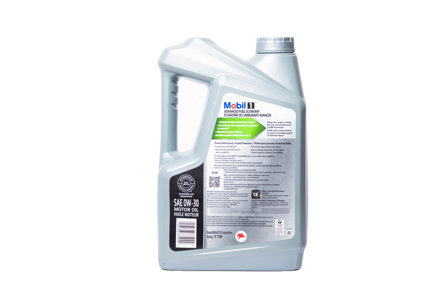 OILMOB10W304.73L MOBIL-1 OIL 0W30 3*1 PACK