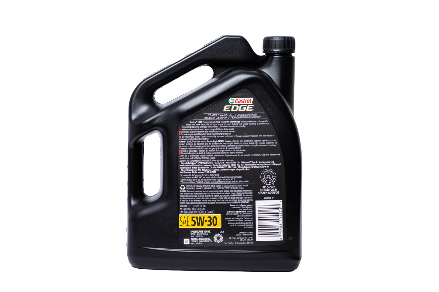 OILCASFS5W305L*3 CASTROL EDGE OIL FULL SYN 5W30 3*1 PACK