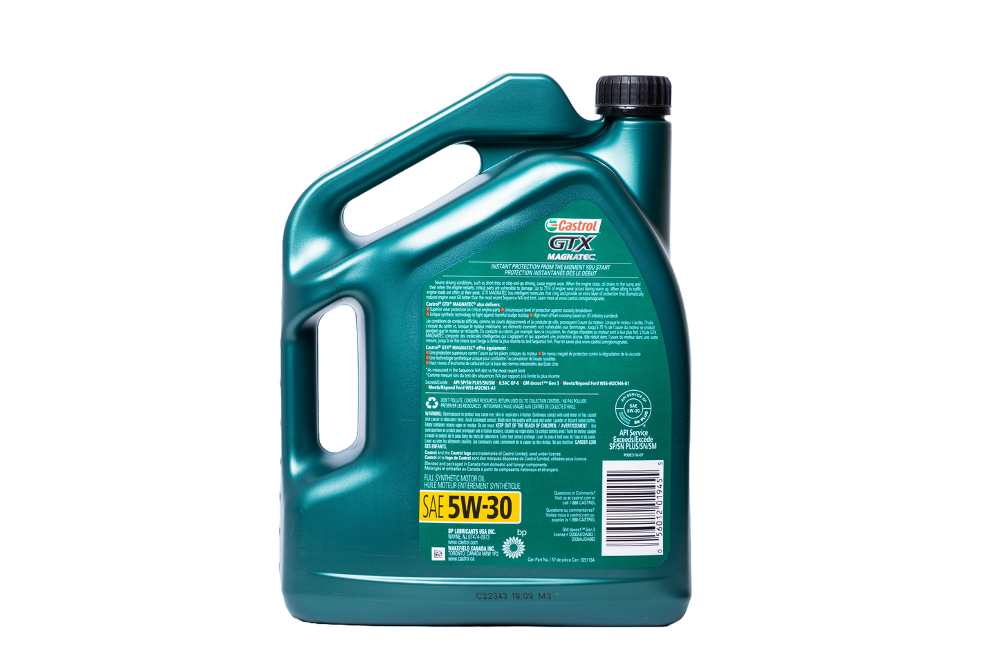 OILCASMEG5W305L*3 CASTROL OIL MAGNATEC 5W30 3*1 PACK
