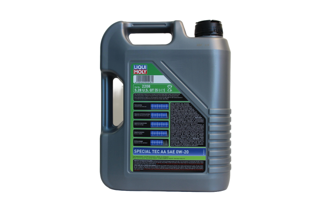 LM 2208 OIL LIQUI MOLY 0W20 5L*4 ASIAN