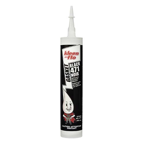 LUBKF471   KLEEN FLOW – BLACK SILICONE