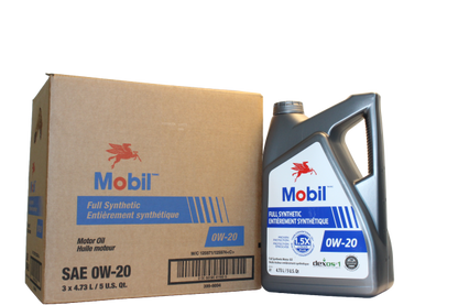MOBIL OIL SUPER SYNTHETIC 0W20 5Q 3*1 PACK