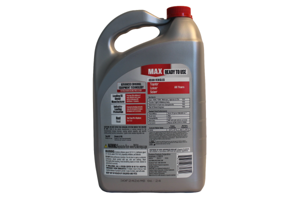 COLANTFPINKASIAN   AF-6210 50/50 RED ASIAN 3.78L TOYOTA COOLANT
