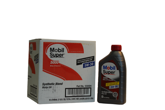MOBIL OIL SUPER 5000 5W30 6Q*1 PACK