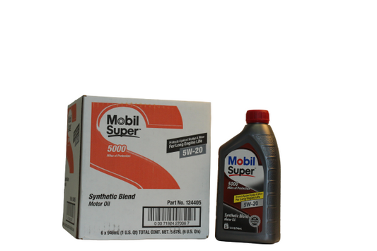 MOBIL OIL SUPER 5000 5W20 6Q*1 PACK