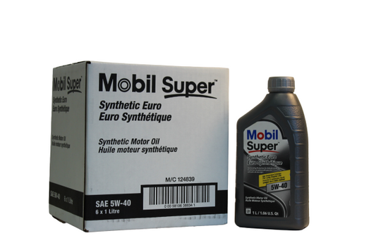 MOBIL OIL SUPER SYN EURO 5W40 6L*1 PACK
