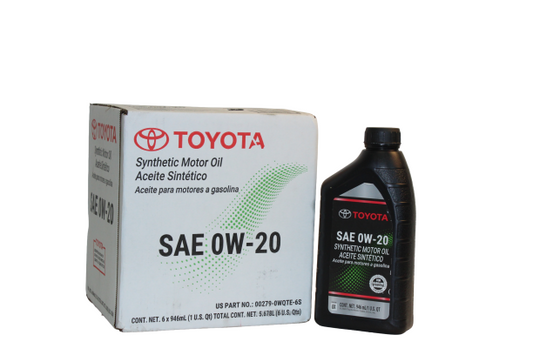 OIL TOYOTA 0W20 6Q*1 PACK